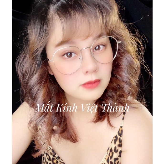 gọng kính cận thời trang giá rẻ kính cận kim loại mẫu mới 2021