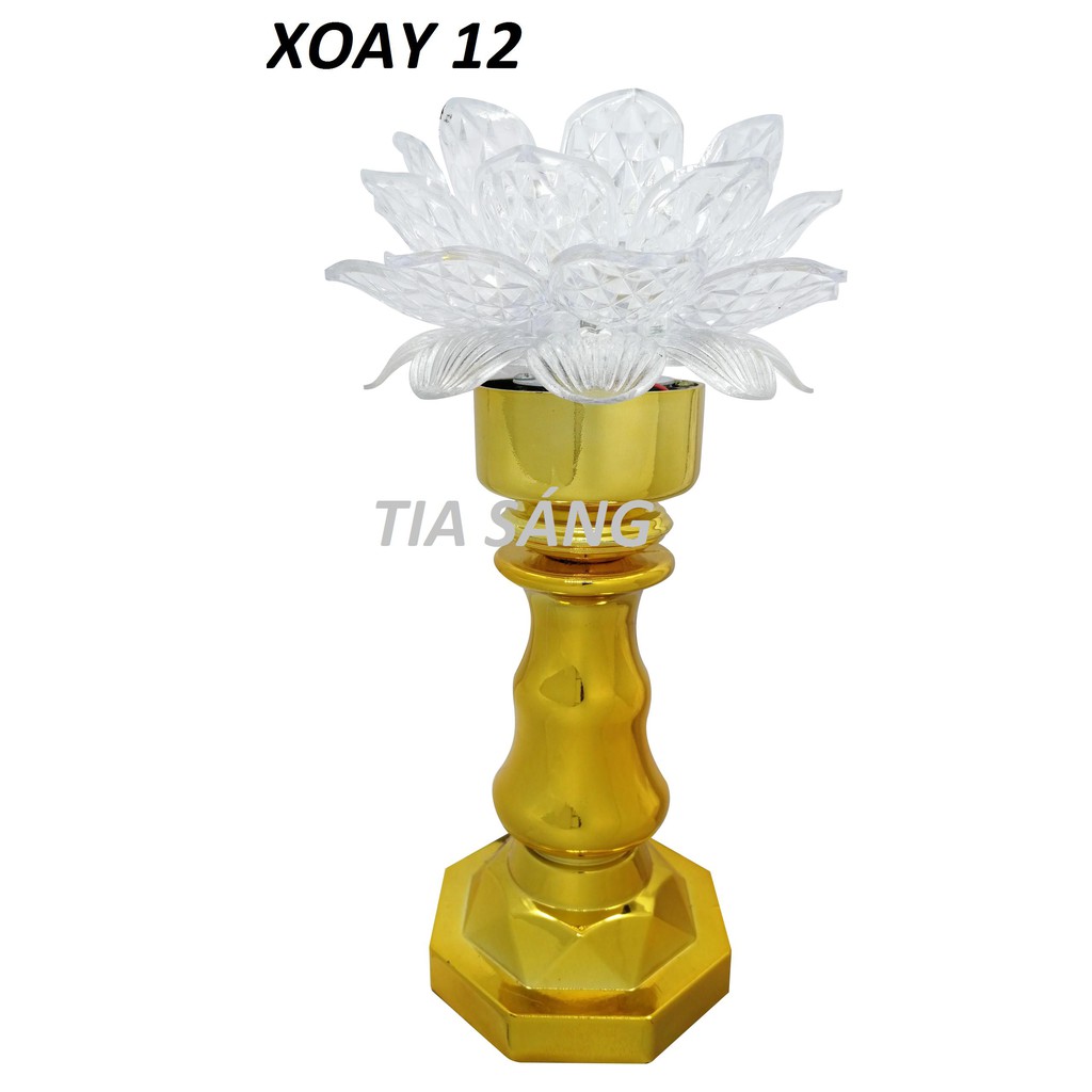 Đèn thờ hoa sen xoay 360 độ (12)