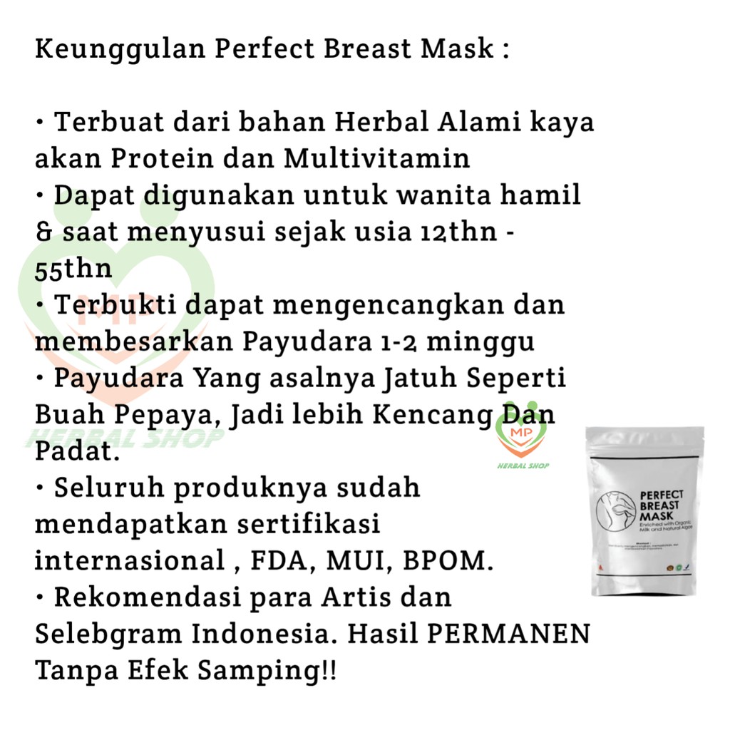 Hoàn Hảo ~ Mặt Nạ Nâng Ngực Hoàn Hảo Và Mặt Nạ Làm Săn Chắc Ngực Chính Hãng | BigBuy360 - bigbuy360.vn