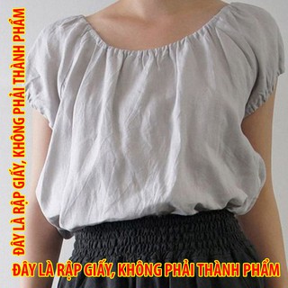 Rập giấy LL022 - Áo raglan bo chun