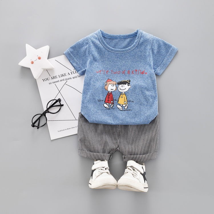 Thanh lý bộ quần áo cộc tay bé trai, bé gái size 8- 18kg