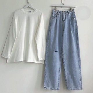 CHẤT LƯỢNG JEANS ÔNG RỘNG RÁCH GỐI
