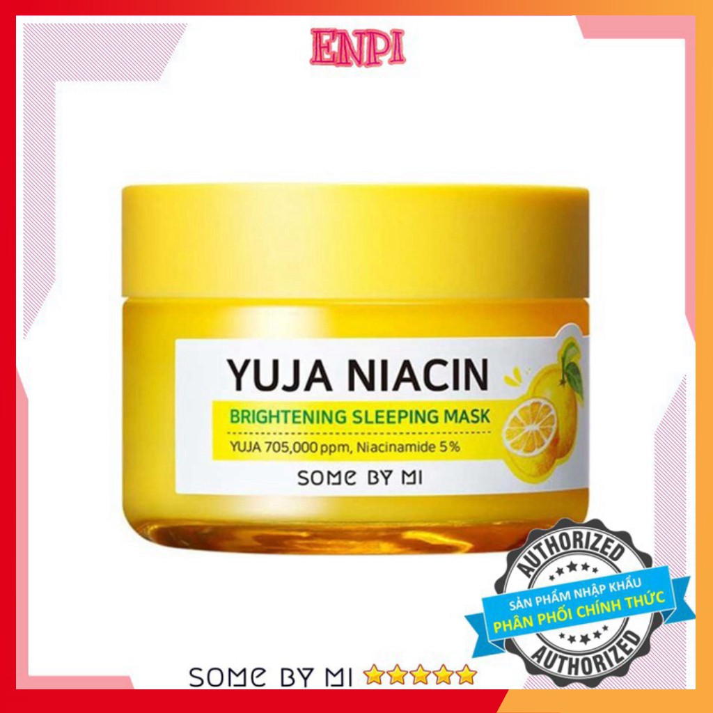 chính hãng Mask ngủ Some By Mi Yuja Niacin 30 days Miracle Brightening Sleeping Mask