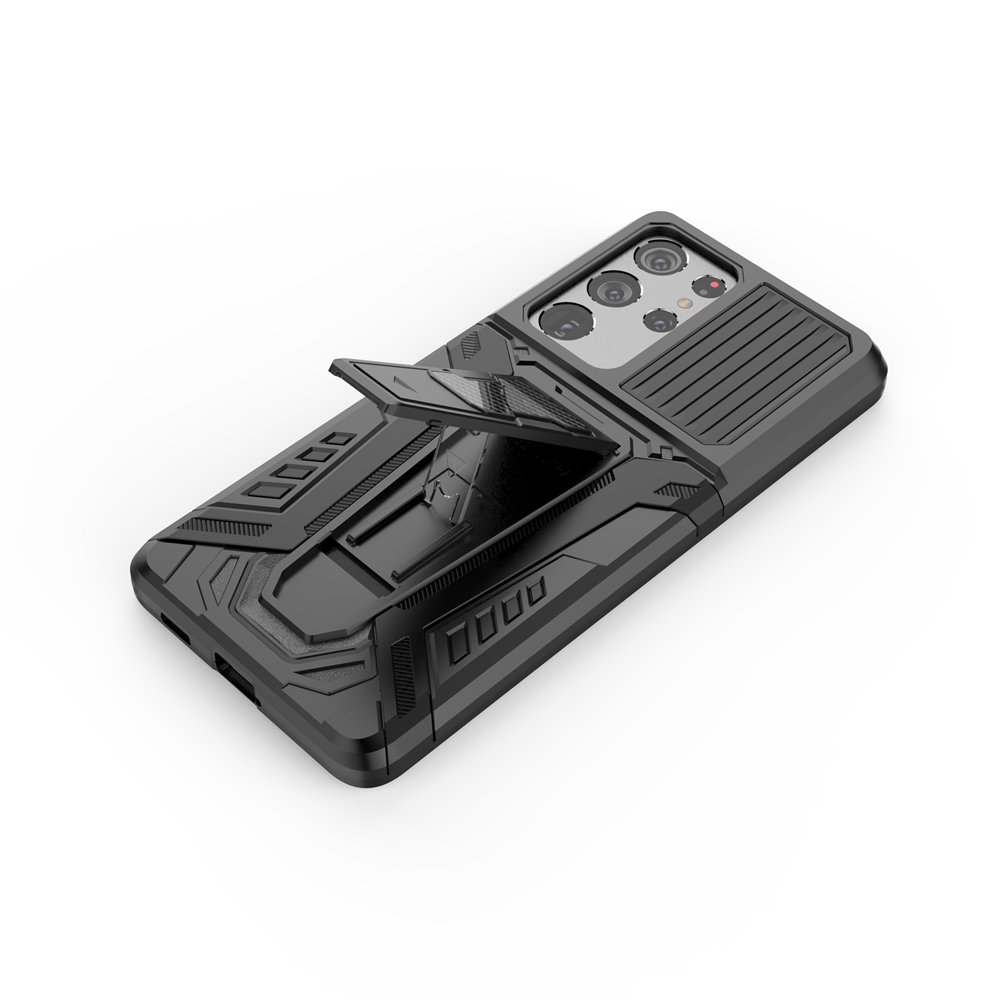 Samsung Galaxy S21 Ultra S21 Plus Chariot Protective Military Shock Absorption Stand Hard Case