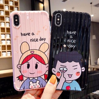 ỐP LƯNG DẺO SỌC VÂN VALI CHO IPHONE 7/7Plus/6/6S/6S PLUS/6 PLUS/8/8PLUS/X/XS MAX/IP11