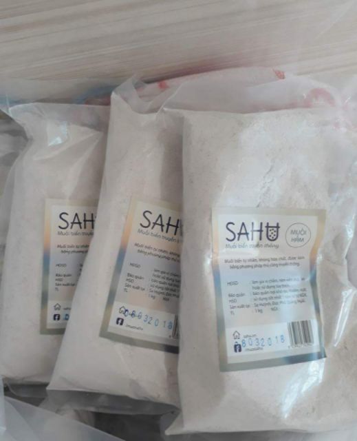 Muối sạch Sahu Quảng Ngãi 1kg.