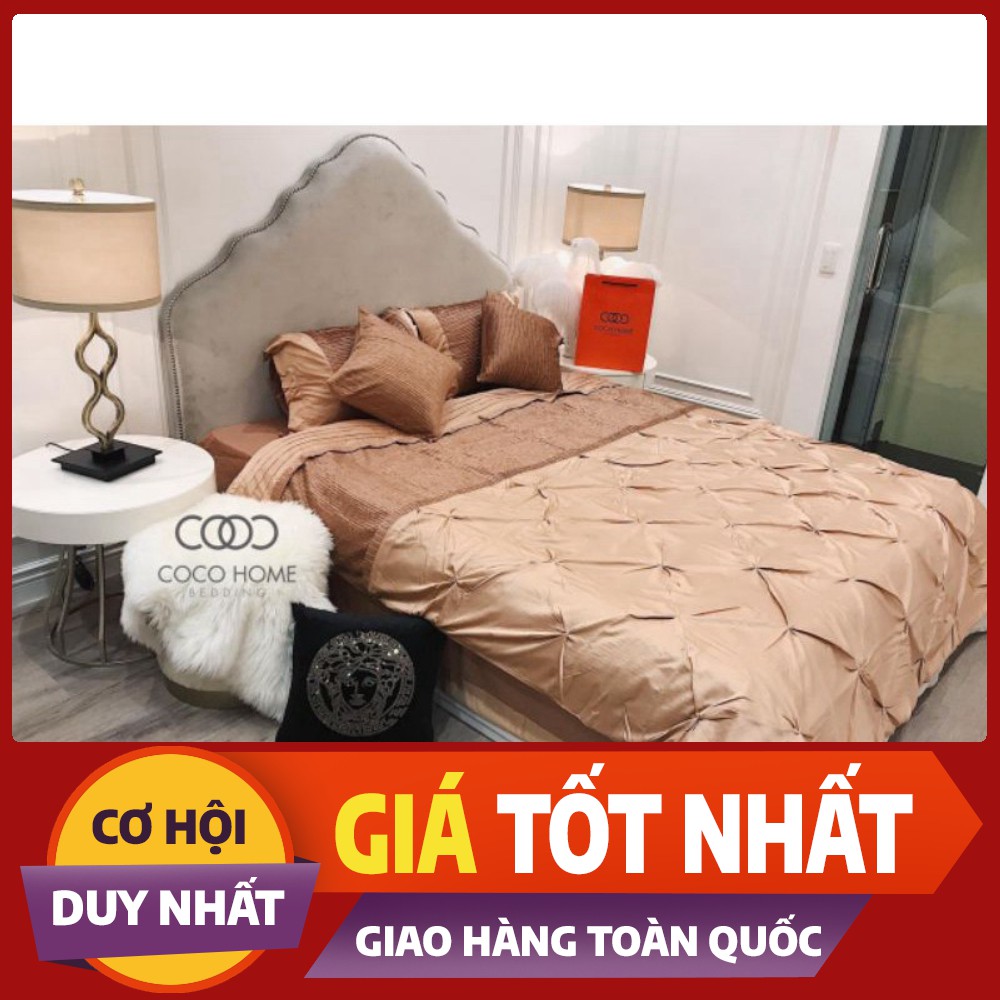 Bộ chăn ga gối cưới lụa Luxury nhập khẩu cao cấp