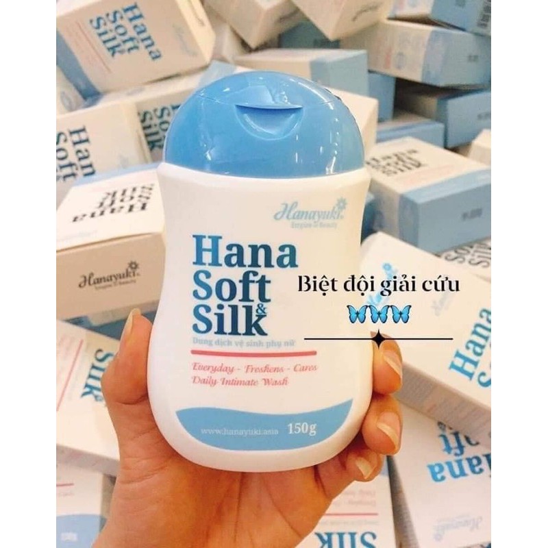 Dung Dịch Vệ Sinh Hana Soft &amp; Silk  Hanayuki (Chính Hãng)