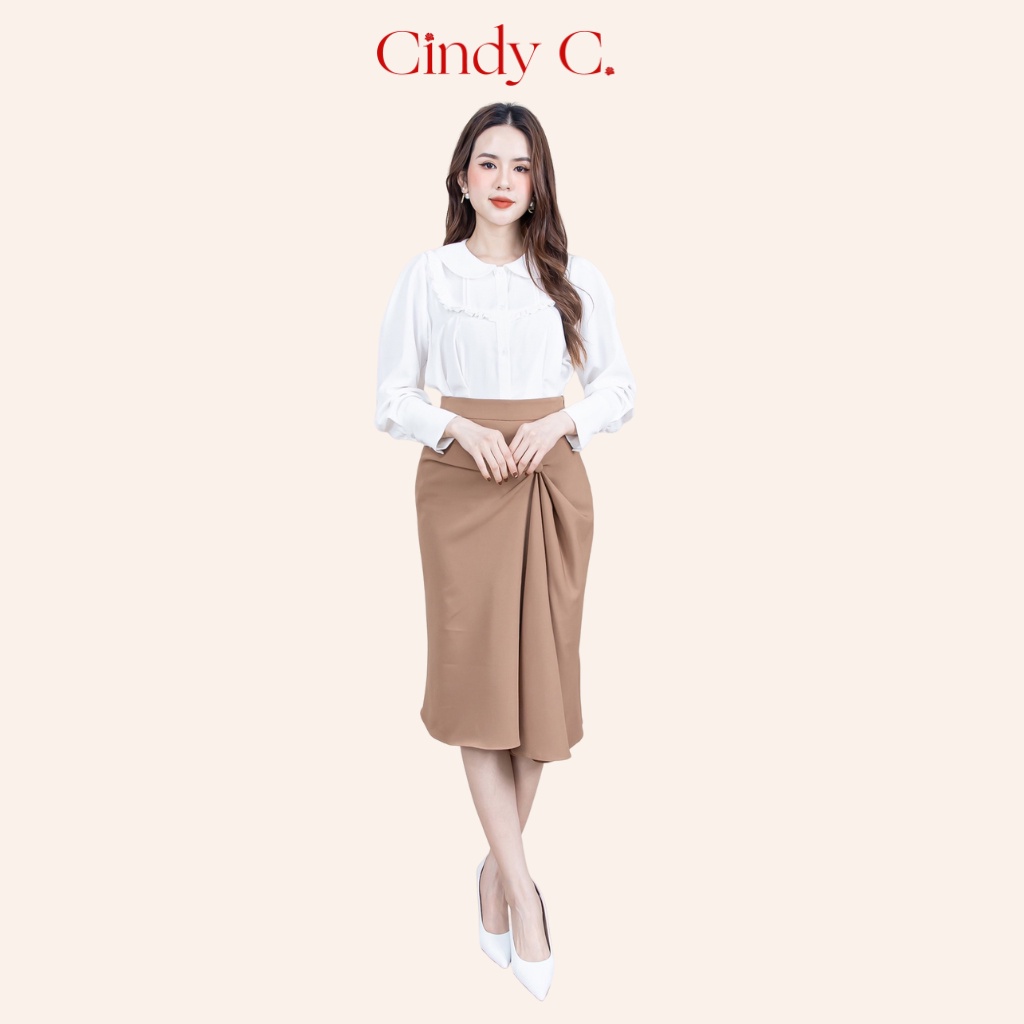 Áo dài tay Baby CINDY C chất liệu Linen thiết kế nhẹ nhàng nữ tính 734