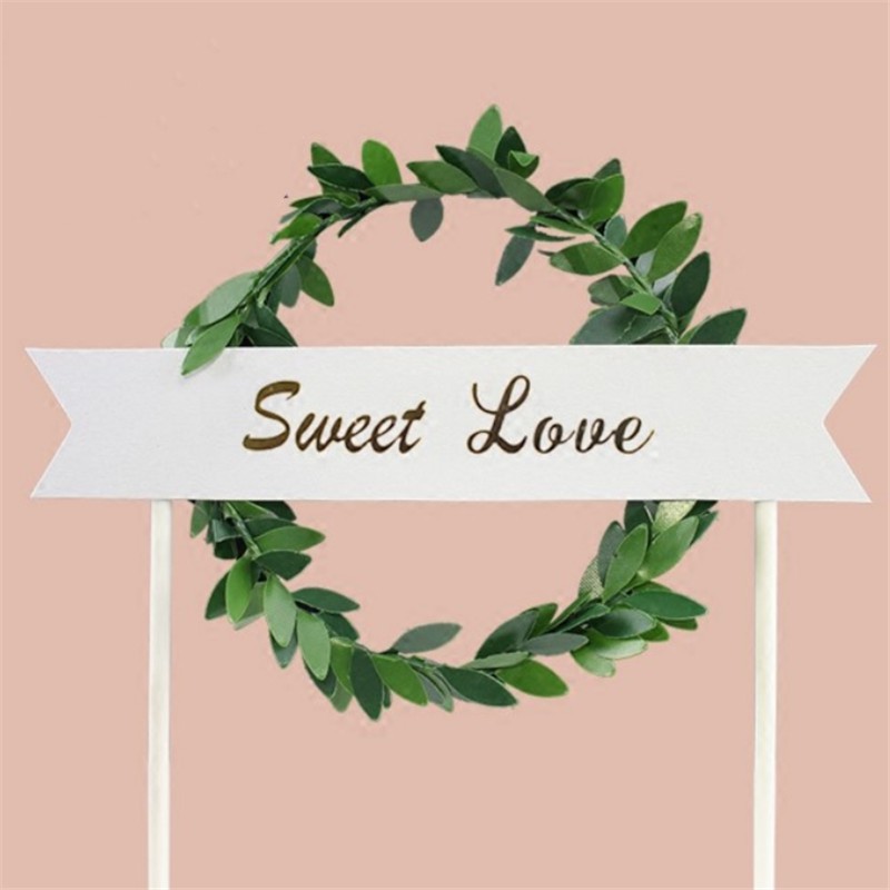 Topper Cắm Trang Trí Bánh Kem Chữ Happy Birthday