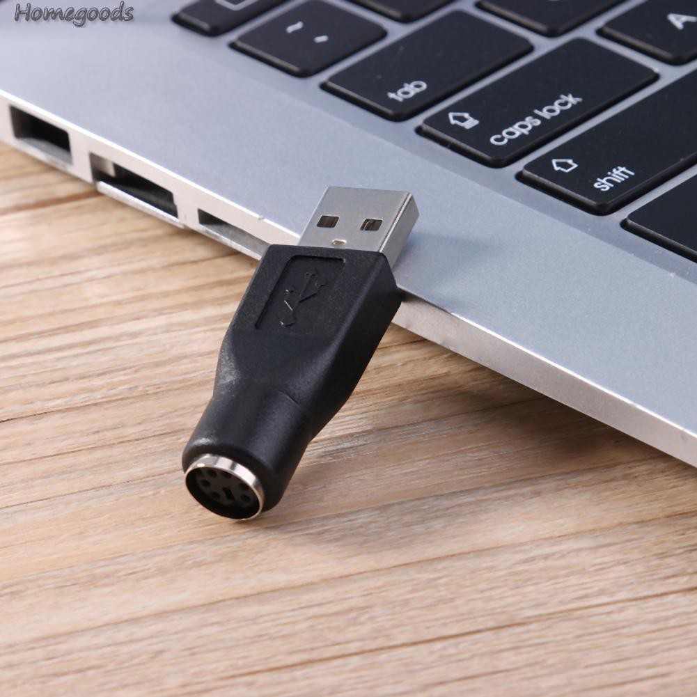 2pcs Ps / 2 Female To Usb Male Adapter Adapter Cho Pc-Ready