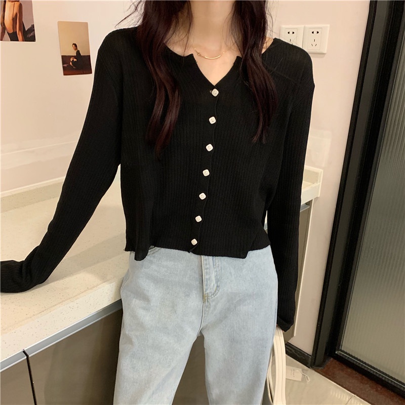 NRVP Áo Sweater Dài Tay Phong Cách Hàn Quốc Sành Điệu Dành Cho Nữ