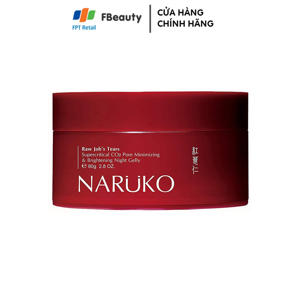 Mặt nạ ngủ Ý Dĩ Nhân Đỏ Mềm Mịn Da Naruko 80g