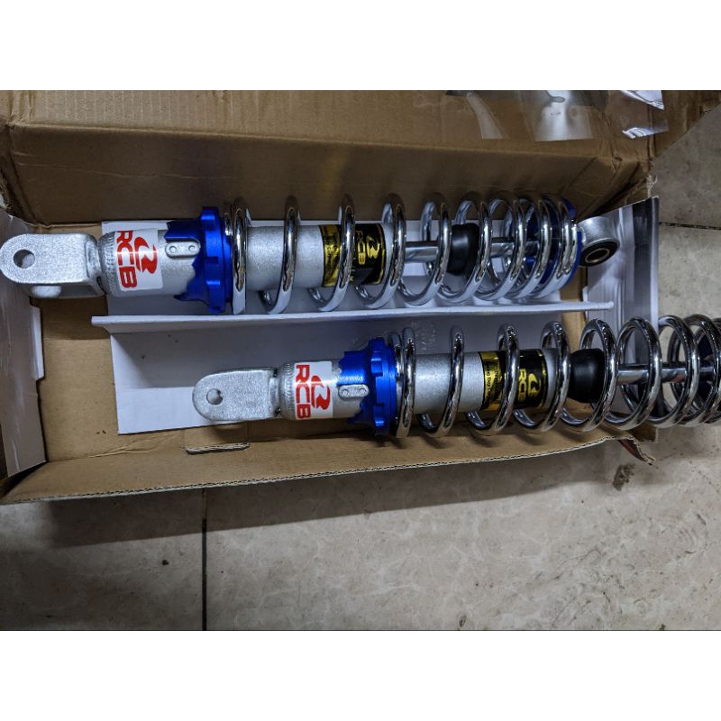 Phuộc RCB lò xo inox 32cm gắn AB  Airblade NOUVO 4 5 6 PCX NVX Impulse Dylan...