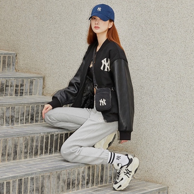 Mũ lưỡi trai NY mũ M.L.B NY Ball Cap Xanh Navy nón lưỡi trai NY - Pom Store