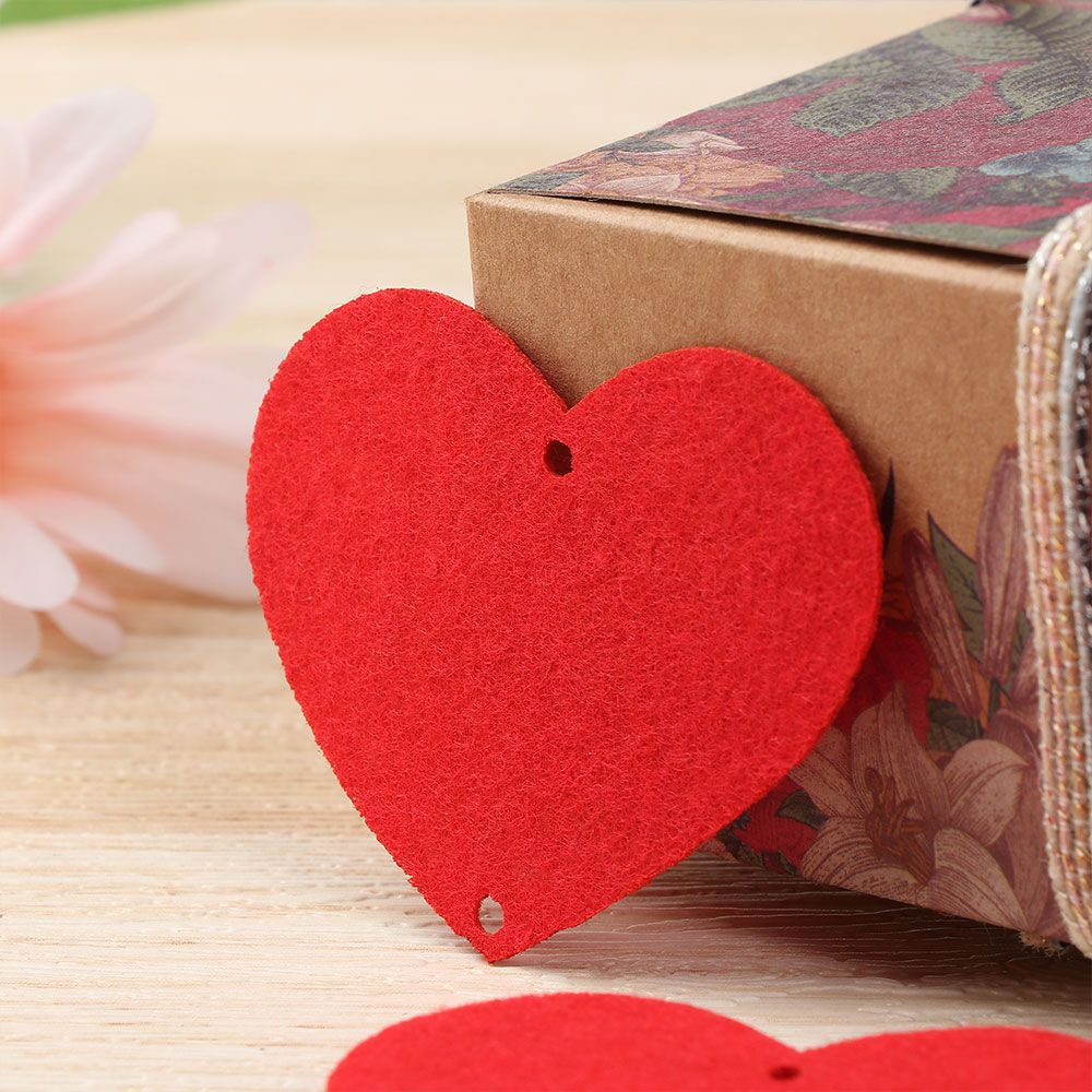 Bộ 16 Trái Tim Đỏ Dùng Trang Trí Tiệc Cưới/Sinh Nhật