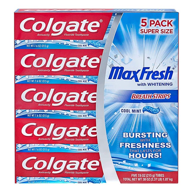 Kem đánh răng Colgate Max Fresh - Mỹ - 215g