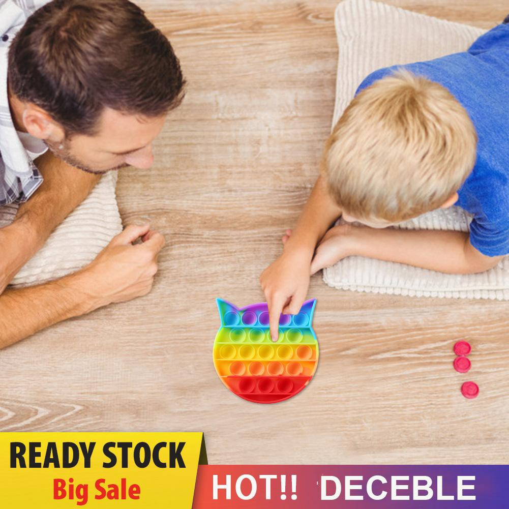 Pop It Fidget Đồ chơi Autism Push Bubble Fidget Sensory Đồ chơi Soft Desktop Puzzle Anti-stress Đồ chơi