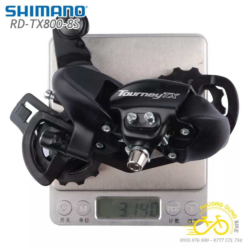 Groupset Mini 3 Món: Tay đề bấm xả, Sang đĩa, Củ đề xe đạp SHIMANO TX800 3x8 Speed