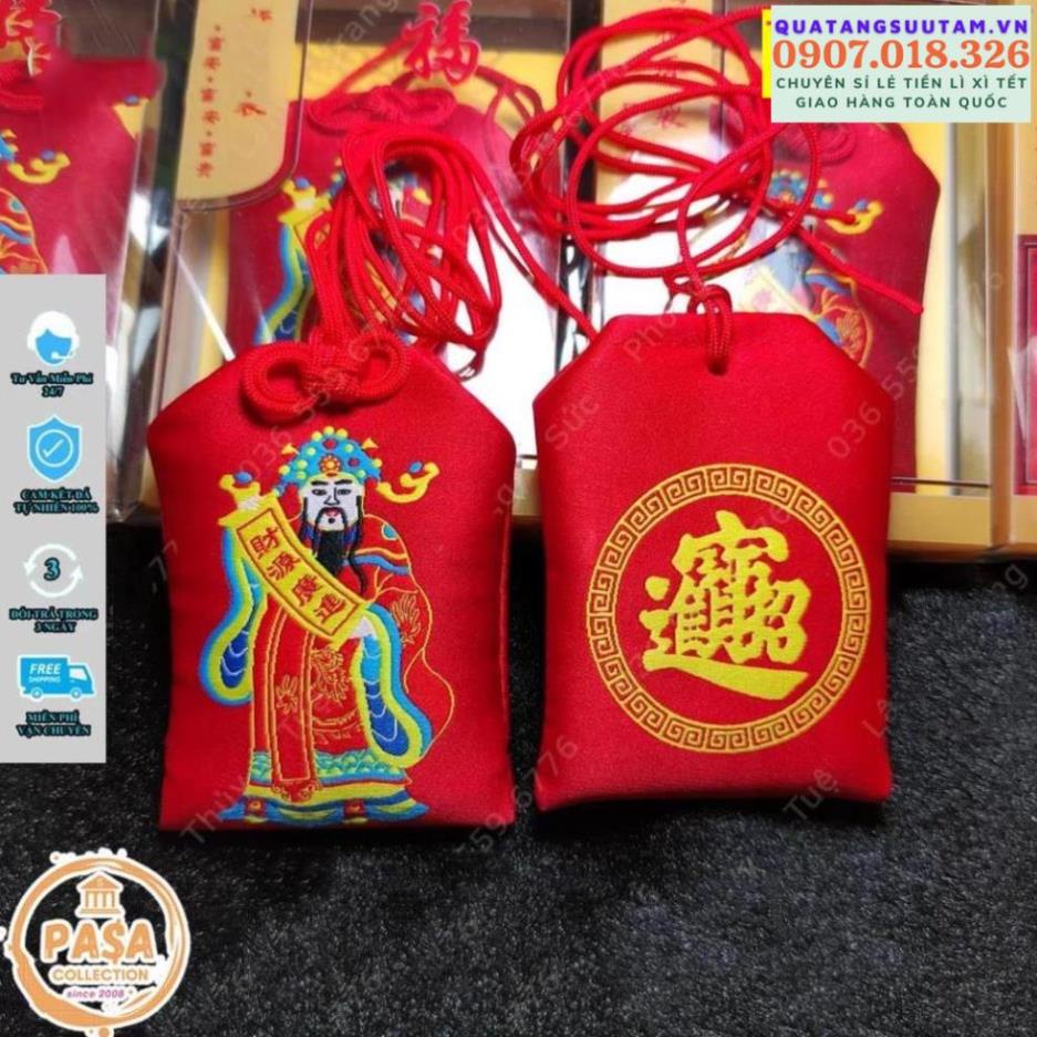 [TRỢ GIÁ] Túi thần tài mở lộc may mắn, chiêu tài đón lộc, giữ tiền của tránh thất thoát [Đã Khai Quang]