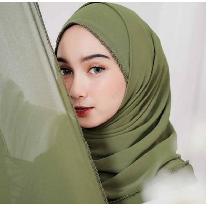 Bộ Tranh Thêu Chữ Thập Đính Đá Hình Picot / Pashmina