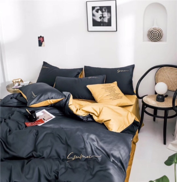 Hàng Lụa Cao Cấp-Set Lụa Tencel Sumoi Hàng Nhập Khẩu Cao Cấp 4 Món