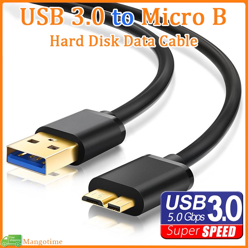 Cáp Truyền Dữ Liệu Tốc Độ Cao 5Gbp USB 3.0 Sang Micro B