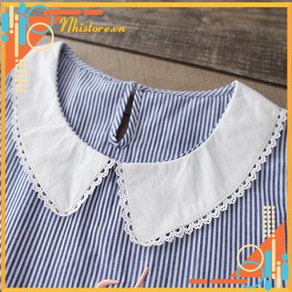 VÁY BẦU CỔ LÁ SEN