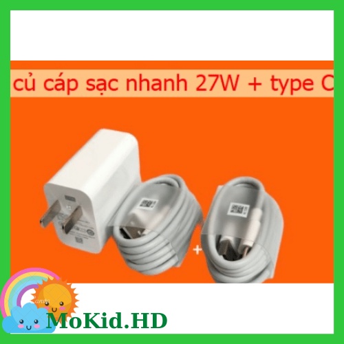 Bộ củ cáp sạc nhanh 27w