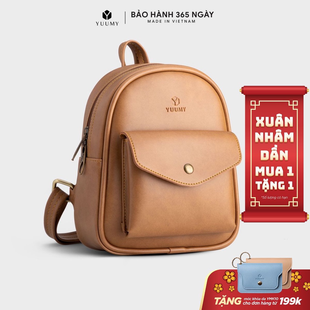 Balo nữ mini da trơn YUUMY Mellow YBA42