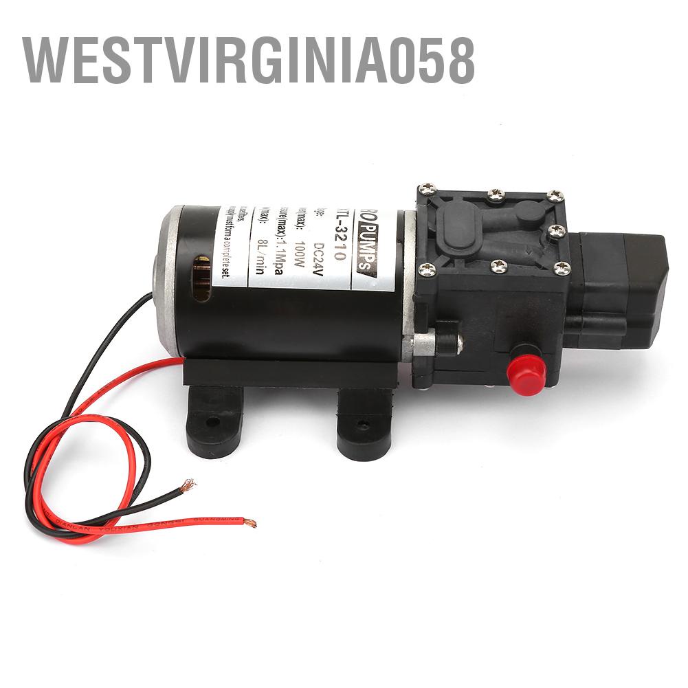 Có thể bán buôn Máy bơm nước áp suất cao tự mồi màng điện với công tắc 24V 100W Hàng giao ngayWestvirginia058