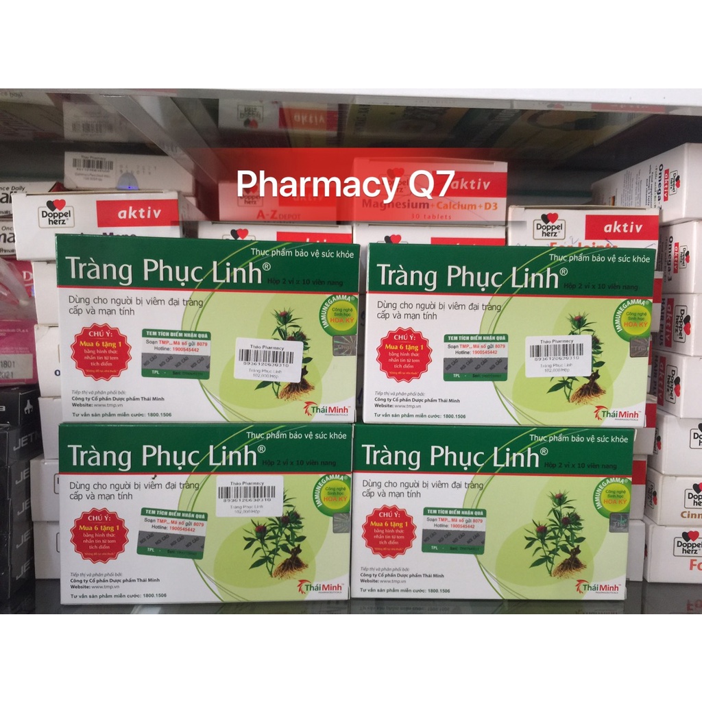 Viên uống Tràng Phục Linh - Hỗ trợ giảm viêm đại tràng