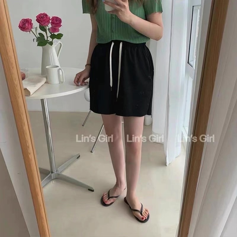 QUẦN NỈ NGỒ DA CÁ Q6361