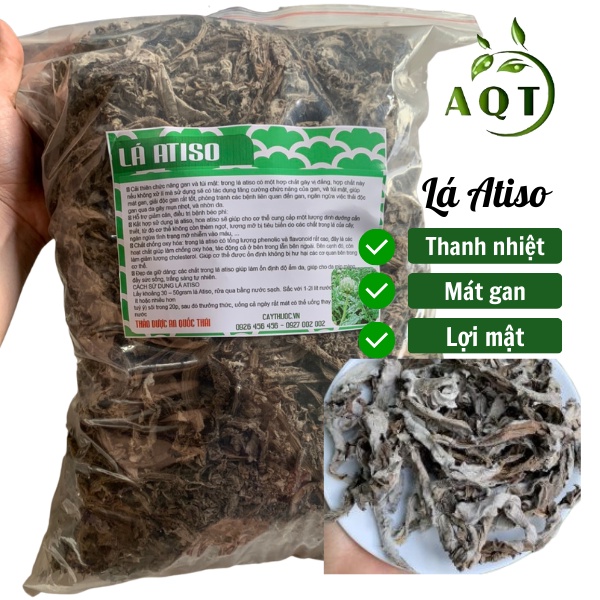 Lá Atiso Đà Lạt 1Kg [Hàng Tự Nhiên 100%] Thanh Nhiệt, Mát Gan, Lá Atisô Khô Sạch, Mới