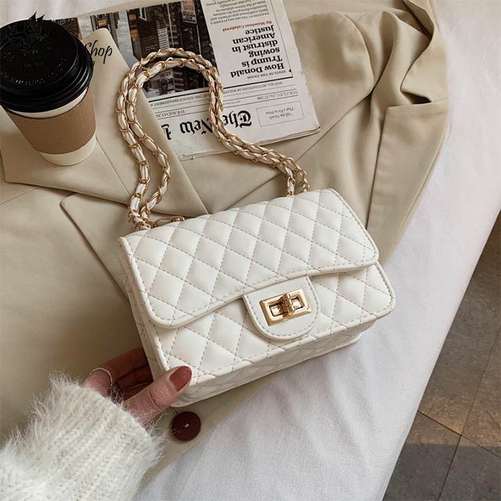 Túi Xách Đeo Chéo Nữ, Túi Hộp Cao Cấp Đi Chơi, Đi Tiệc Sang Choảnh Chất Liệu Da PU TD10