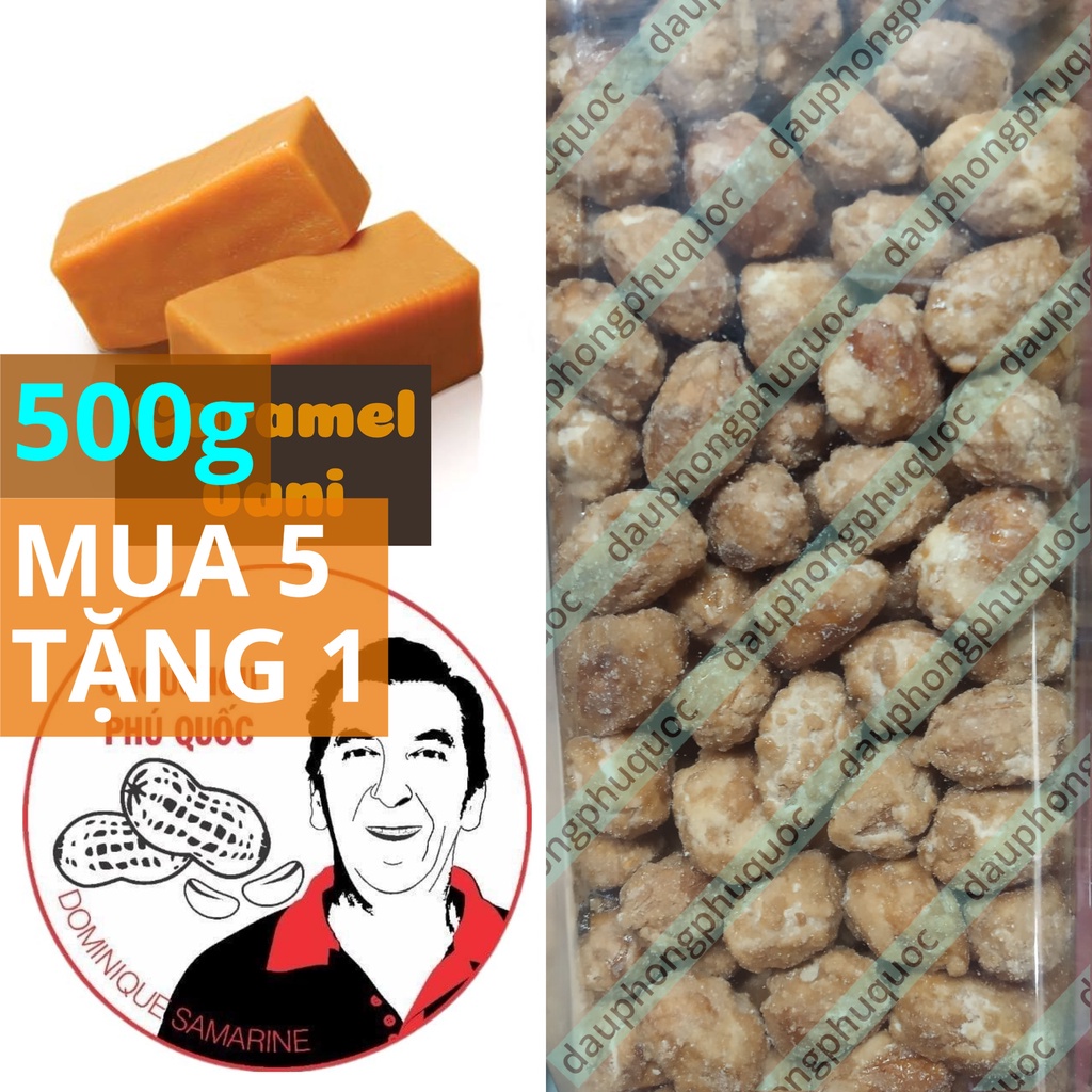 Đậu phộng caramel vani CHOUCHOU PHÚ QUỐC ÔNG TÂY - hũ 500g