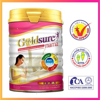 Sữa bột cho bà bầu và cho con bú Goldsure Mama Cao cấp lon 900g