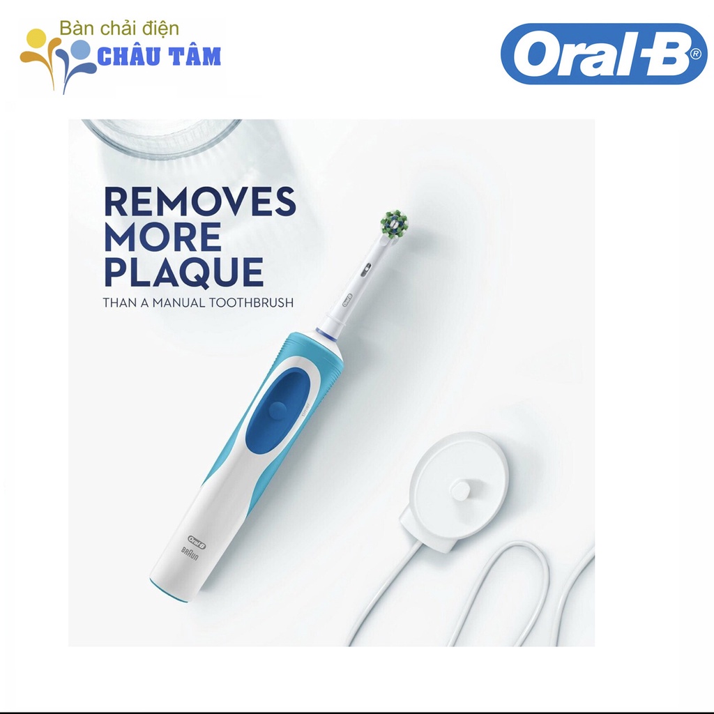 Bàn chải điện đánh răng tự động oral b oralb crossaction (Bảo hành 3tháng)(mẫu mới 2022) + Tặng nắp bảo vệ đầu bàn chải