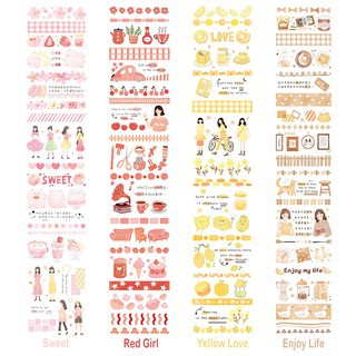 Hình dán trang trí Daily Life Sticker Masking, 65x350mm