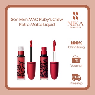 Son kem M.A.C Ruby's Crew Retro Matte Liquid 5ml [Nika Cosmetics]