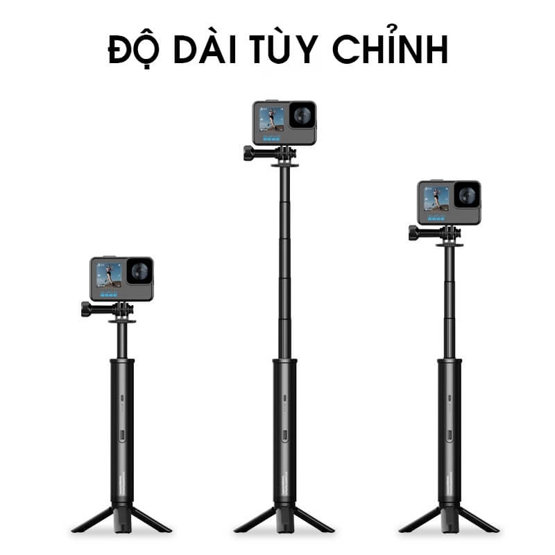 GẬY TÍCH HỢP PIN GOPRO VÀ MÁY ẢNH ULANZI UURIG A0010