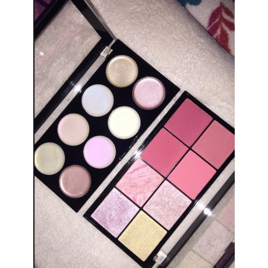 Bảng 3 in 1 phấn má/highlight/ tạo khối Makeup Revolution Ultra Blush Palette (Bill Anh) - Goddess | BigBuy360 - bigbuy360.vn