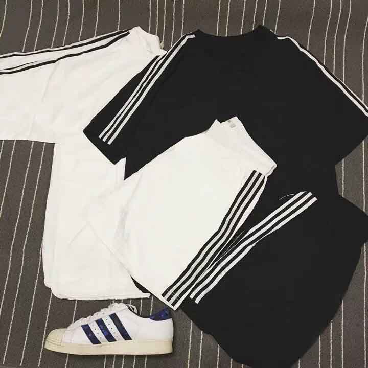 Sét đồ bộ thể thao Unisex 3 Sọc cho nam nữ