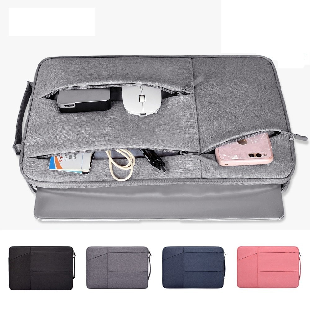 Túi Chống Sốc Laptop Macbook 15.6 inch, 14 inch, 13 inch Chống Thấm Nước 4 Ngăn Cao Cấp Dày Dặn VINTECH