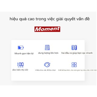 Pin Sạc Dự Phòng MOMENT 12000mAh (Gen 2 New)