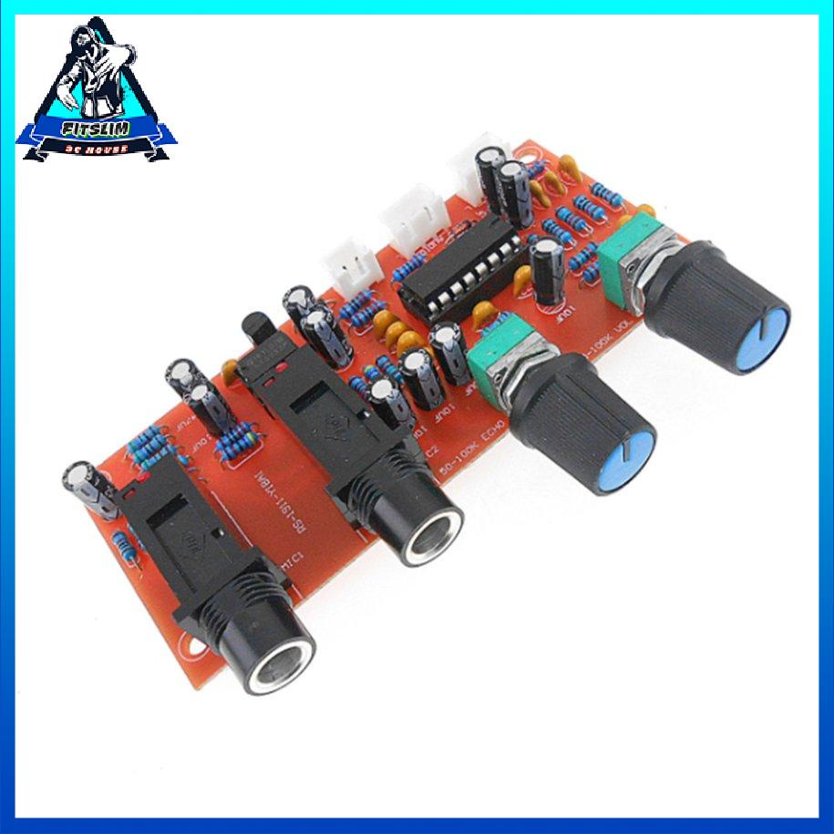 PT2399 NE5532 Bảng mạch khuếch đại micrô Bảng điều khiển âm vang bộ khuếch đại tiền khuếch đại [8/26]