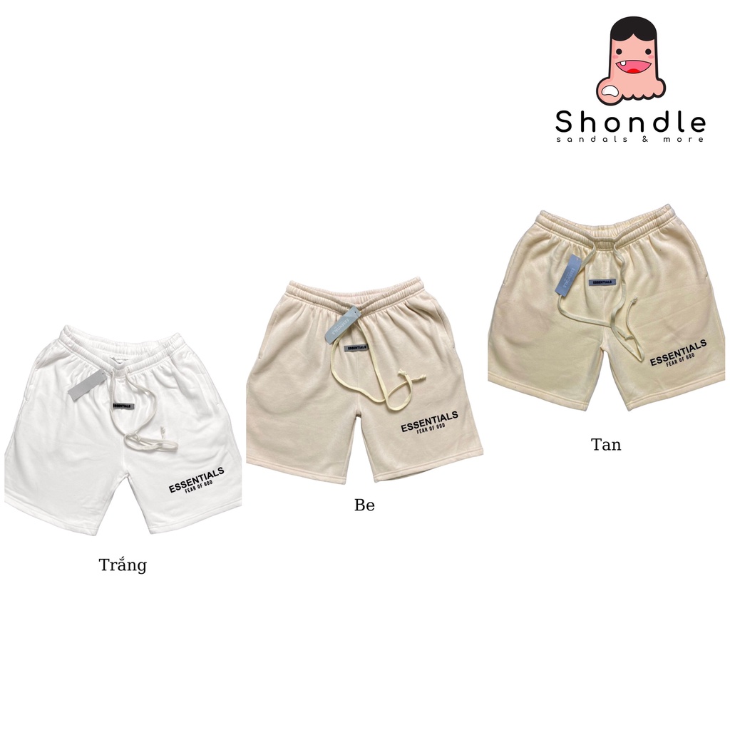 Quần Short  Essentials Nỉ - Vải Chất Cao Cấp - QSE