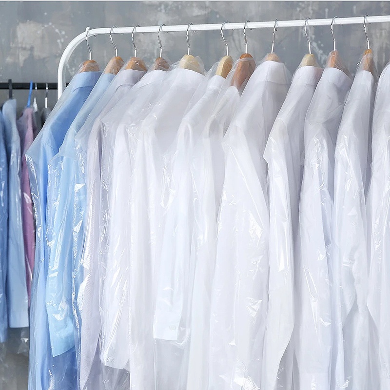 Túi Bọc Quần Áo Chống Bụi Chống Nước Trong Suốt Dùng Một Lần Kích Thước 50*75cm