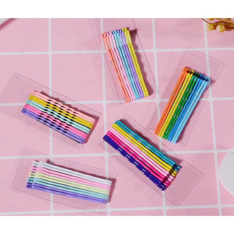 Set 10 Kẹp Tăm Nhiều Màu Phong Cách Hàn Quốc – Dumi Shop