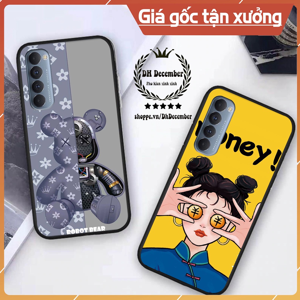 Ốp lưng Oppo RENO 4 / RENO 4 PRO in hình 3D lucky, gấu Brick xinh xắn - KHÔNG NÊN BỎ LỠ